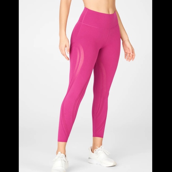 Fabletics Pants - Fabletics high waisted sculpknit paneled 7/8